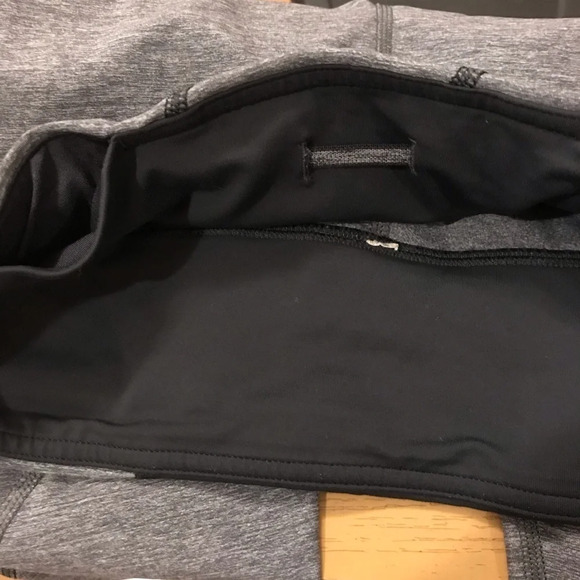 Lululemon Run Inspire Crop II Luxtreme 6 Heathered Deep Coal Cropped Leggings - Picture 5 of 14